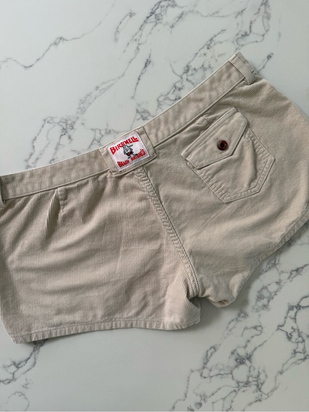 Birdwell Women's Classic Corduroy Shorts - Stone - Size 12